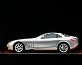 AUT 05 RK0439 03
2005 Mercedes-Benz SLR McLaren Silver Profile View Studio