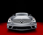 AUT 05 RK0472 07
2006 Mercedes-Benz CLS55 AMG Gray Head On View On Red Floor Studio
