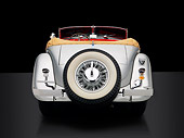 AUT 05 RK0539 01
1934 Mercedes-Benz 380K Convertible Silver Rear View Studio