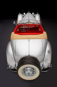 AUT 05 RK0540 01
1934 Mercedes-Benz 380K Convertible Silver Overhead Rear View Studio