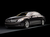 AUT 05 RK0542 01
2007 Mercedes Benz CL550 Black 3/4 Front View Studio