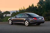 AUT 05 RK0546 01
2007 Mercedes Benz CL550 Black 3/4 Rear View On Pavement