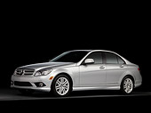 AUT 05 RK0560 01
2008 Mercedes-Benz C300 Silver Sedan 3/4 Side View Studio