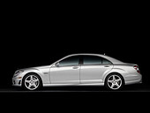 AUT 05 RK0561 01
2008 Mercedes-Benz S63 Silver Sedan Profile View Studio