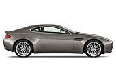 AUT 06 IZ0001 01
2013 Aston Martin Vantage V8 Coupe Gray Profile View On White Seamless