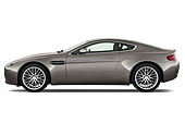 AUT 06 IZ0002 01
2013 Aston Martin Vantage V8 Coupe Gray Profile View On White Seamless