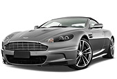AUT 06 IZ0012 01
2013 Aston Martin DBS Volante Convertible Silver 3/4 Front View On White Seamless