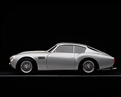 AUT 06 RK0028 02
1962 Aston Martin DB4 GT Zagato Silver Side View On Gray Line Studio