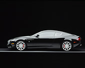 AUT 06 RK0067 06
2005 Aston Martin DB9 Coupe Black Profile On Gray Line Studio