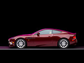 AUT 06 RK0086 03
2006 Aston Martin V12 Vanquish S Merlot Red Profile Studio