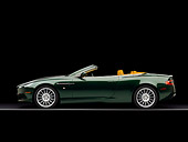 AUT 06 RK0090 01
2006 Aston Martin DB9 Volante Convertible Gillies Green Profile View