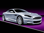 AUT 06 RK0110 01
2008 Aston Martin DBS Silver 3/4 Front View Studio