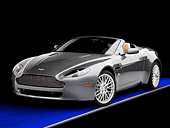 AUT 06 RK0125 01
2009 Aston Martin Vantage Roadster Gray 3/4 Front View Studio
