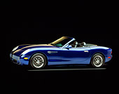 AUT 08 RK0017 06
2000 Panoz Esperante Prototype Blue 3/4 Side View On Gray Line Studio