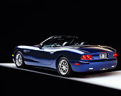 AUT 08 RK0024 04
2000 Panoz Esperante Prototype Blue 3/4 Rear View On White Floor Studio