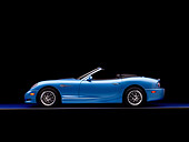 AUT 08 RK0045 02
2006 Panoz Esperante GT Convertible Blue Profile View Studio