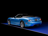 AUT 08 RK0047 02
2006 Panoz Esperante GT Convertible Blue 3/4 Rear View Studio
