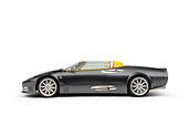 AUT 09 RK0862 01
2005 Spyker C12 La Turbie Spyder Gray Profile View Shot White Seamless