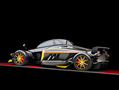 AUT 09 RK1163 01
2009 Tramontana R Concept Black And Gold 3/4 Rear View Studio