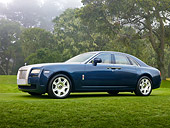 AUT 09 RK1177 01
2009 Rolls-Royce 200 EX Concept Gray 3/4 Front View On Grass