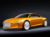 AUT 09 RK1183 01
Audi e-Tron Electric Coupe Concept Orange 3/4 Front View Studio