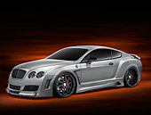 AUT 09 RK1189 01
Bentley Continental GT Coupe Silver 3/4 Front View Studio
