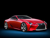 AUT 09 RK1292 01
Lexus LF-LC Concept Red 3/4 Front View In Studio