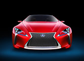 AUT 09 RK1293 01
Lexus LF-LC Concept Red Front View In Studio