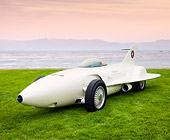 AUT 09 BK0006 01
1954 GM Firebird I White Concept 3/4 Front View On Grass