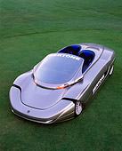 AUT 09 RK0025 08
1992 Bertone Blitz Electric Car Overhead 3/4 Front View On Grass