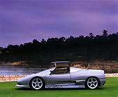AUT 09 RK0190 01
BMW Nazca Ital Design Silver Profile View On Grass By Lake And Trees