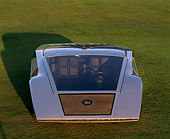 AUT 09 RK0362 04
1970 Lancia Stratos Zero Prototype Bertone Head On Overhead Shot On Grass