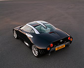 AUT 09 RK0464 04
Spyker C8 Laviolette Coupe Black Overhead 3/4 Rear View On Pavement