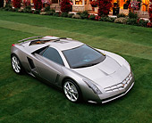 AUT 09 RK0500 02
Cadillac Zien Silver Overhead 3/4 Side View On Grass
