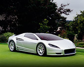 AUT 09 RK0716 02
Toyota Alessandro Volta Hybrid Concept Silver 3/4 Front View On Turf