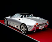 AUT 09 RK0774 10
Spyker C8 Spyder T Silver Concept 3/4 Rear View Studio