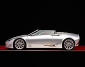 AUT 09 RK0776 06
Spyker C8 Spyder T Silver Concept Profile View Studio
