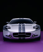 AUT 09 RK0818 10
2004 Ford Shelby GR-1 Silver Head On View On Purple Floor Studio