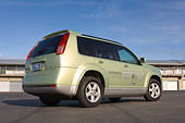 AUT 09 RK0867 01
Nissan X-Trail FCV Fuel Cell Car Light Green Low Rear 3/4 View On Pavement