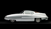 AUT 09 RK0922 02
1955 Alfa Romeo Bertone B.A.T 9 Silver Profile View Studio