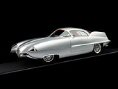 AUT 09 RK0924 01
1955 Alfa Romeo Bertone B.A.T 9 Silver 3/4 Side View Studio
