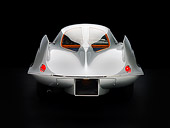 AUT 09 RK0930 02
1955 Alfa Romeo Bertone B.A.T 9 Silver Rear View Studio
