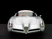 AUT 09 RK0932 01
1955 Alfa Romeo Bertone B.A.T 9 Silver Head On View Studio