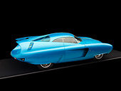 AUT 09 RK0937 01
1954 Alfa Romeo Bertone B.A.T. 7 Teal 3/4 Rear View Studio