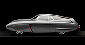 AUT 09 RK0961 01
1953 Alfa Romeo Bertone B.A.T 5 Gray Profile View Studio