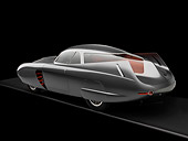 AUT 09 RK0964 01
1953 Alfa Romeo Bertone B.A.T 5 Gray 3/4 Rear View Studio