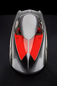 AUT 09 RK0965 01
1953 Alfa Romeo Bertone B.A.T 5 Gray Overhead Rear View Studio