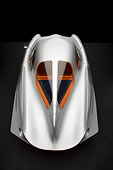 AUT 09 RK0966 01
1955 Alfa Romeo Bertone B.A.T 9 Silver Overhead Rear View Studio