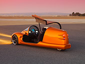 AUT 09 RK1000 01
Fuel Vapor Technologies Ale Orange 3/4 Rear View On Pavement Door Open
