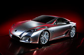 AUT 09 RK1008 01
LF-A Lexus Metallic 3/4 Front View Studio